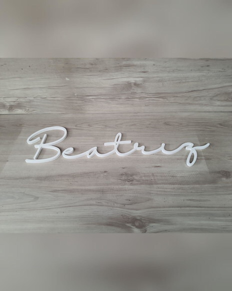 Nome de Parede Personalizado em mdf - Beatriz