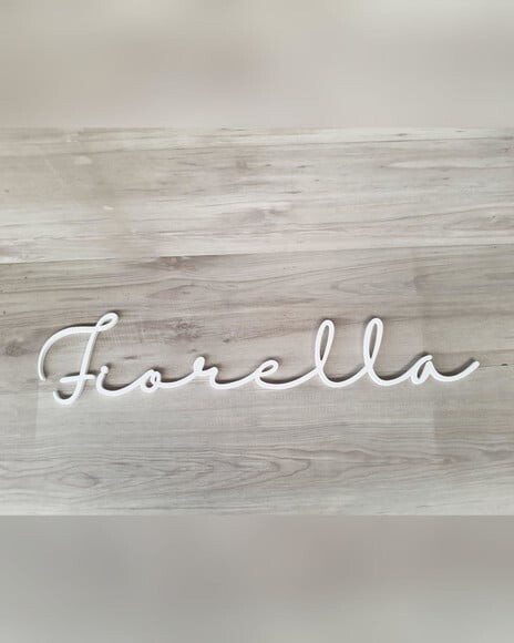 Nome de Parede Personalizado em mdf - Fiorella