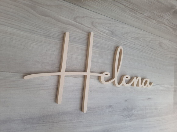 Nome de Parede Personalizado em mdf - Helena - 20 cm