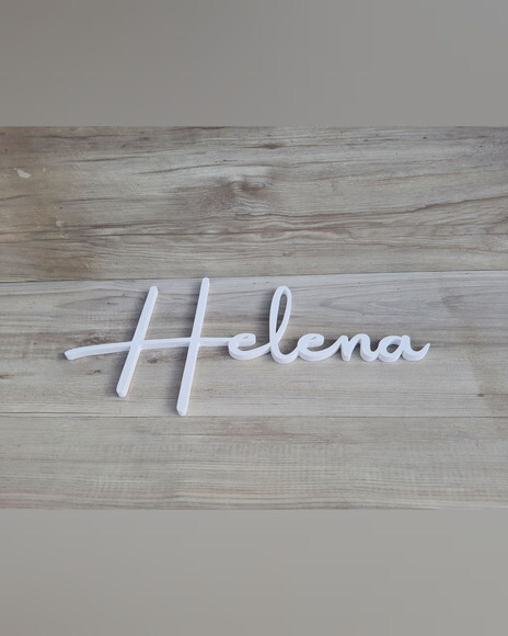 Nome de Parede Personalizado em mdf - Helena - 20 cm