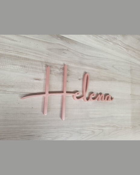 Nome de Parede Personalizado em mdf - Helena - 20 cm