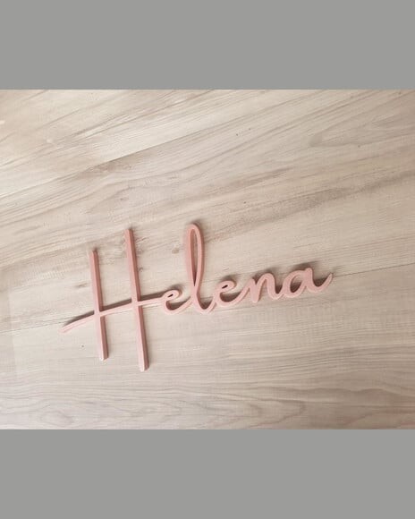 Nome de Parede Personalizado em mdf - Helena - 20 cm