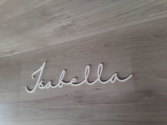 Nome de Parede Personalizado em mdf - Isabella