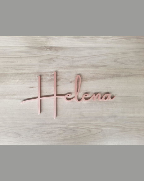 Nome de Parede Personalizado em mdf - Helena - 20 cm