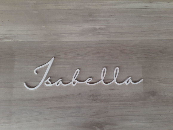 Nome de Parede Personalizado em mdf - Isabella
