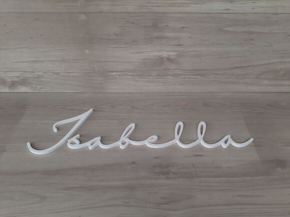 Nome de Parede Personalizado em mdf - Isabella