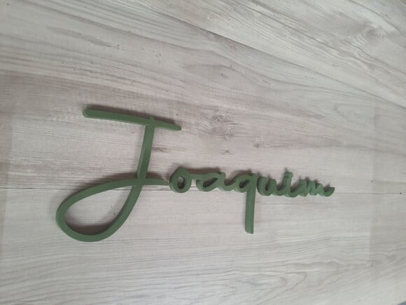Nome de Parede Personalizado em mdf - Linha Aut - Joaquim
