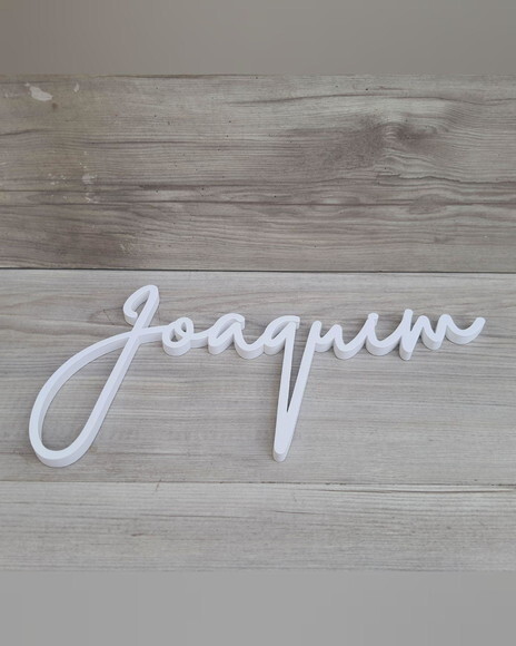 Nome de Parede Personalizado em mdf - Linha Bt - Joaquim