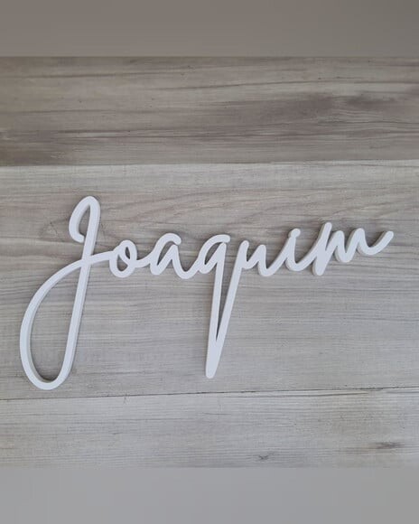Nome de Parede Personalizado em mdf - Linha Bt - Joaquim