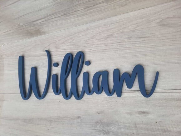 Nome de Parede Personalizado em mdf - Linha Bt - Willian