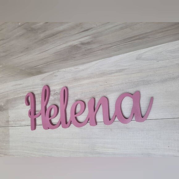Nome de Parede Personalizado em mdf - Linha Ck - Helena
