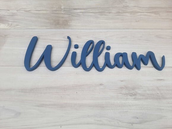 Nome de Parede Personalizado em mdf - Linha Bt - Willian