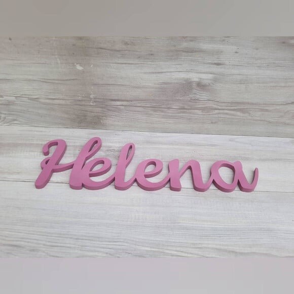 Nome de Parede Personalizado em mdf - Linha Ck - Helena