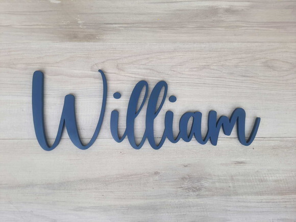 Nome de Parede Personalizado em mdf - Linha Bt - Willian