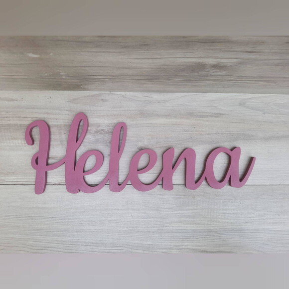 Nome de Parede Personalizado em mdf - Linha Ck - Helena