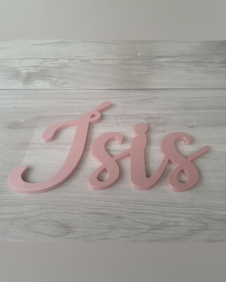 Nome de Parede Personalizado em mdf - Linha Ck - Ísis