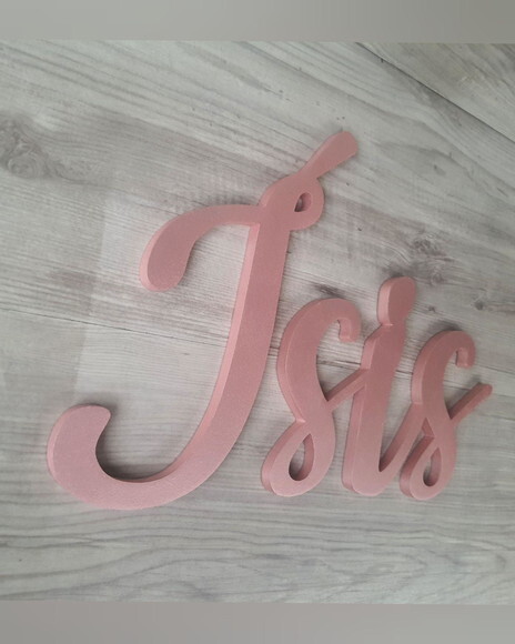 Nome de Parede Personalizado em mdf - Linha Ck - Ísis