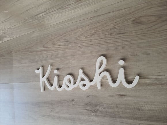 Nome de Parede Personalizado em mdf - Linha Dm - Kioshi 10cm