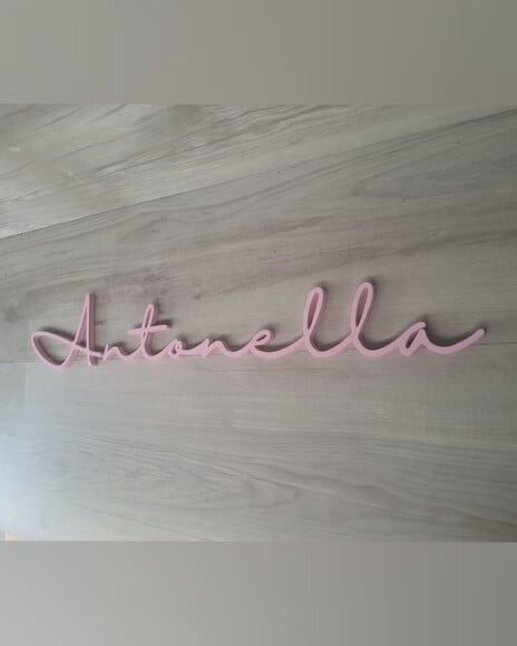 Nome de Parede Personalizado em mdf - Linha Hl - Antonella