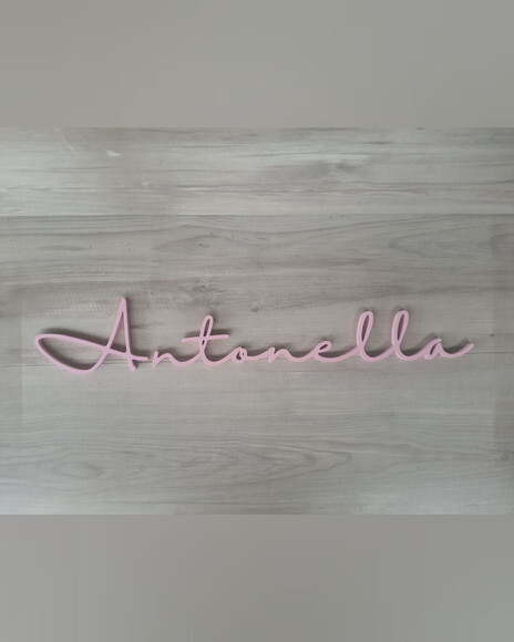 Nome de Parede Personalizado em mdf - Linha Hl - Antonella