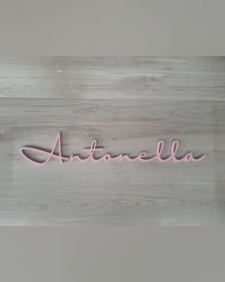 Nome de Parede Personalizado em mdf - Linha Hl - Antonella