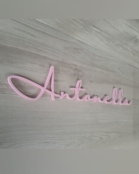 Nome de Parede Personalizado em mdf - Linha Hl - Antonella
