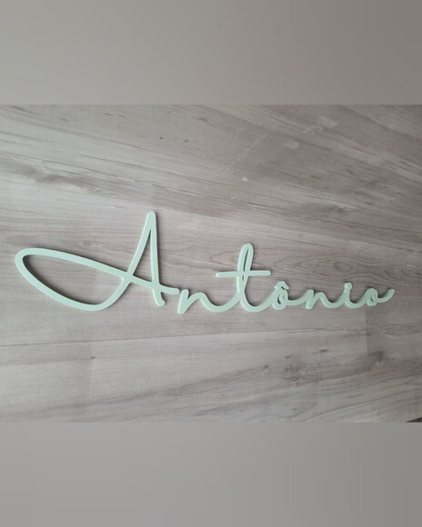 Nome de Parede Personalizado em mdf - Linha Hl - Antônio