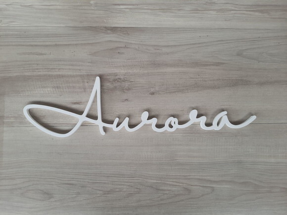Nome de Parede Personalizado em mdf - Linha Hl - Aurora