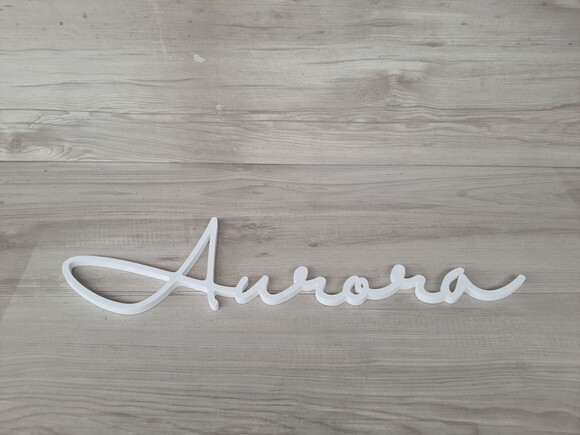 Nome de Parede Personalizado em mdf - Linha Hl - Aurora