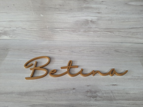 Nome de Parede Personalizado em mdf - Linha Hl - Betina