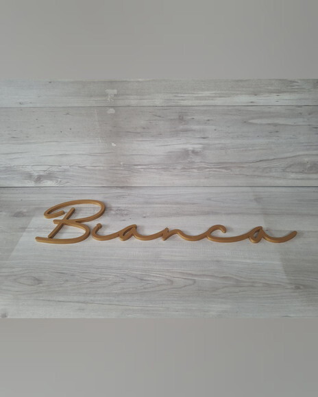 Nome de Parede Personalizado em mdf - Linha Hl - Bianca
