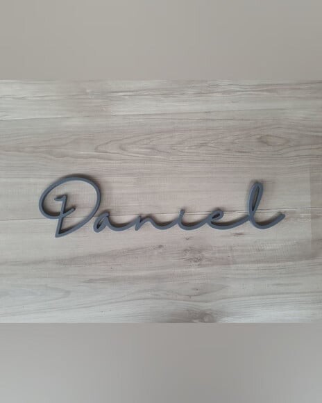 Nome de Parede Personalizado em mdf - Linha Hl - Daniel