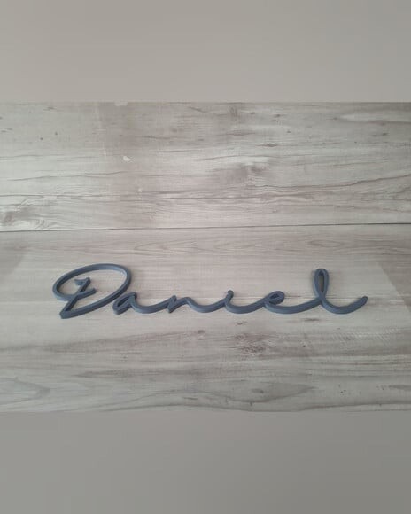 Nome de Parede Personalizado em mdf - Linha Hl - Daniel