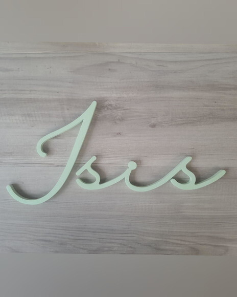 Nome de Parede Personalizado em mdf - Linha Hl - Isis