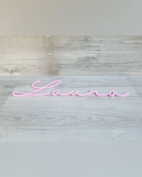 Nome de Parede Personalizado em mdf - Linha Hl - Laura