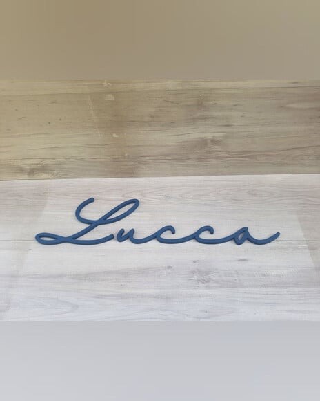 Nome de Parede Personalizado em mdf - Linha Hl - Lucca