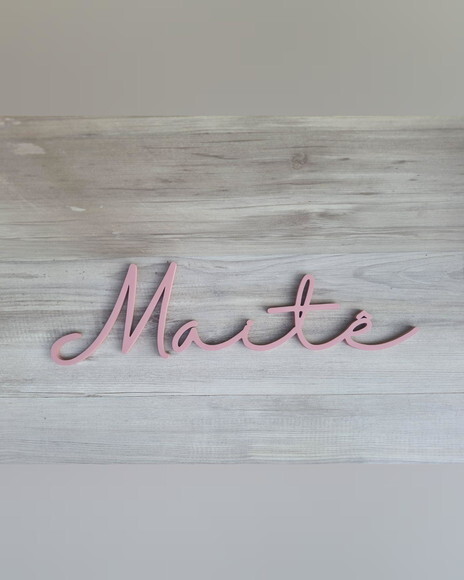 Nome de Parede Personalizado em mdf - Linha Hl - Maitê