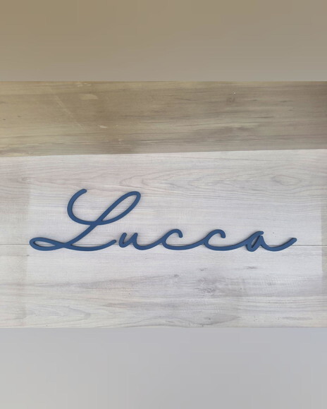 Nome de Parede Personalizado em mdf - Linha Hl - Lucca