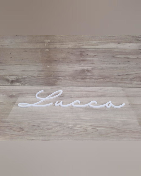 Nome de Parede Personalizado em mdf - Linha Hl - Lucca