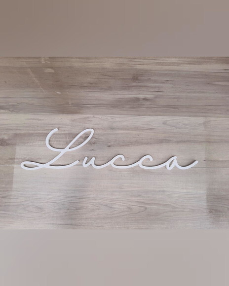 Nome de Parede Personalizado em mdf - Linha Hl - Lucca