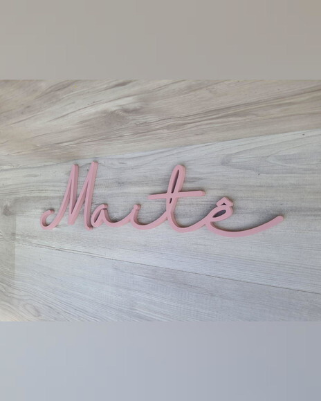 Nome de Parede Personalizado em mdf - Linha Hl - Maitê