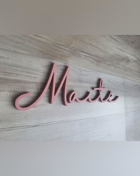 Nome de Parede Personalizado em mdf - Linha Hl - Maitê