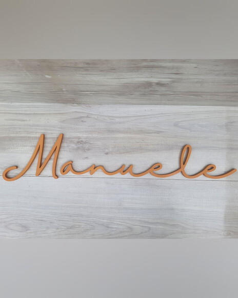 Nome de Parede Personalizado em mdf - Linha Hl - Manuele