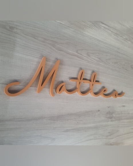 Nome de Parede Personalizado em mdf - Linha Hl - Matteo