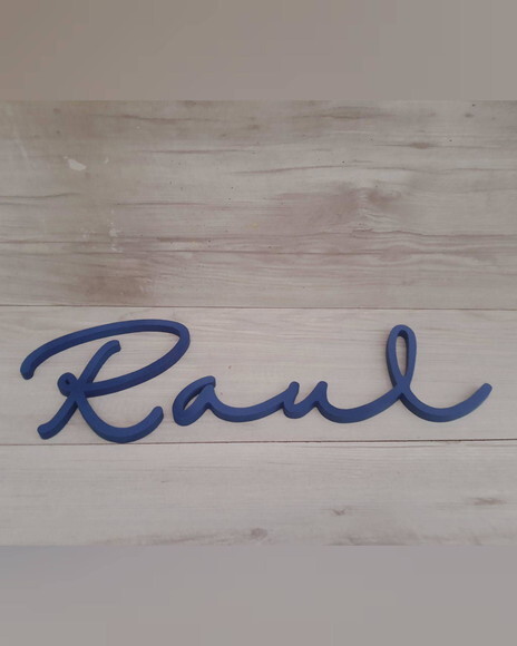 Nome de Parede Personalizado em mdf - Linha Hl - Raul