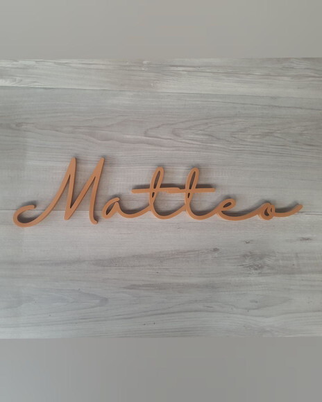 Nome de Parede Personalizado em mdf - Linha Hl - Matteo