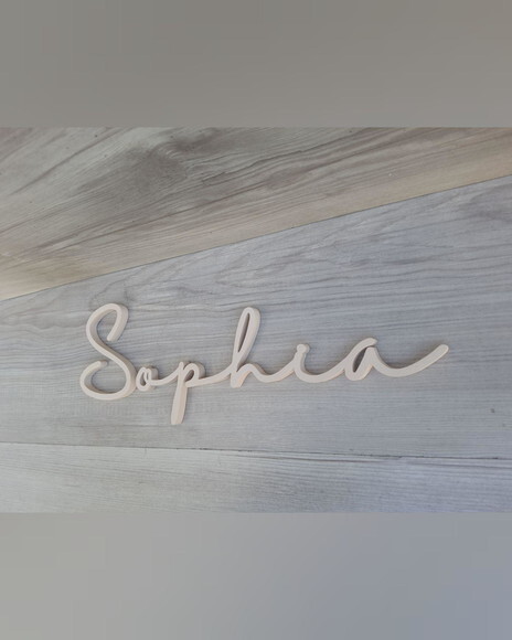 Nome de Parede Personalizado em mdf - Linha Hl - Sophia