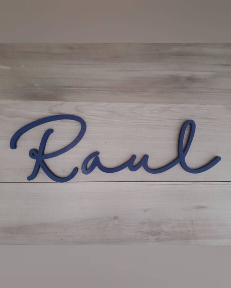 Nome de Parede Personalizado em mdf - Linha Hl - Raul