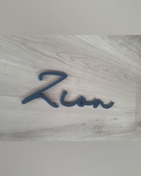 Nome de Parede Personalizado em mdf - Linha Hl - Zion