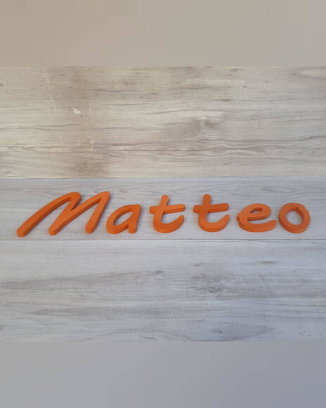 Nome de Parede Personalizado em mdf - Linha Mv - Matteo